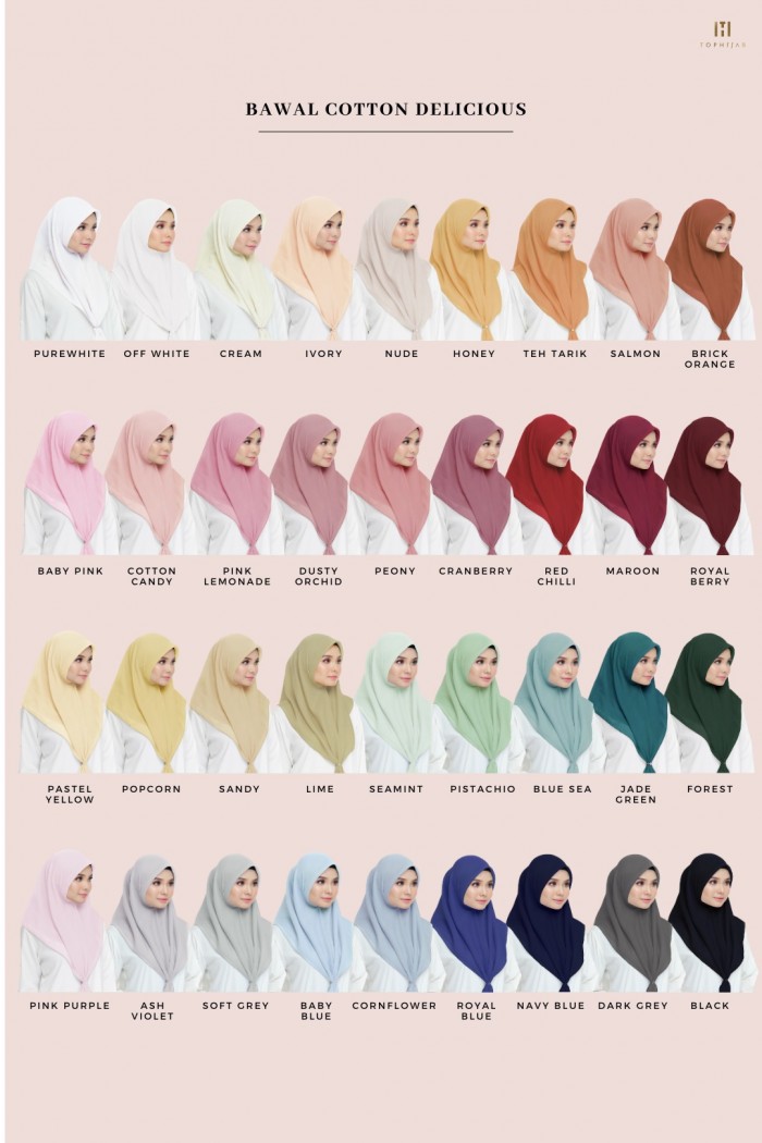BAWAL COTTON DELICIOUS- DUSTY ORCHID