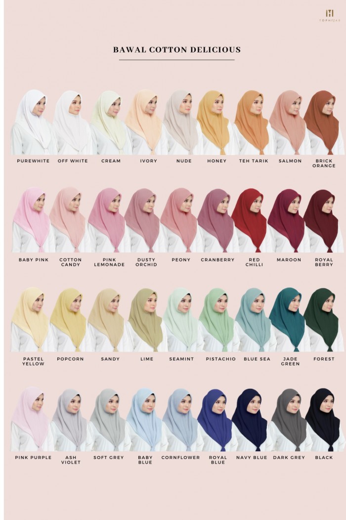 BAWAL COTTON DELICIOUS- PEONY