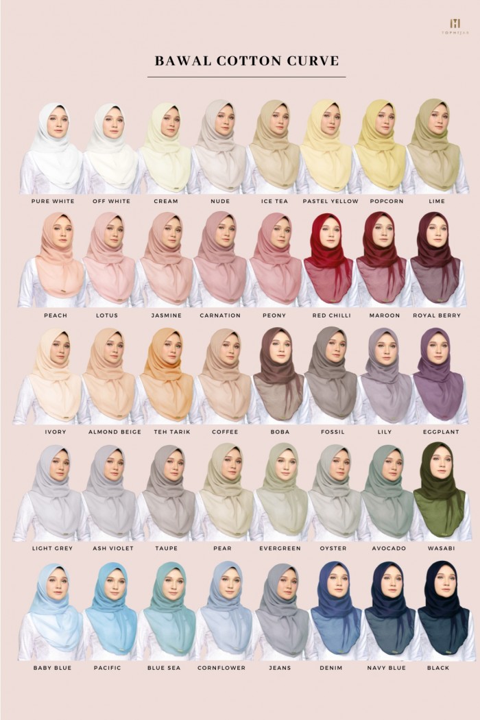 BAWAL COTTON CURVE- PEONY