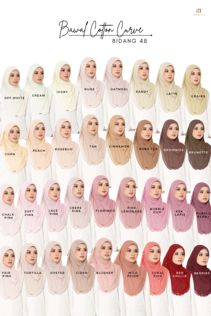 BAWAL CURVE BIDANG 48- BROWNIES