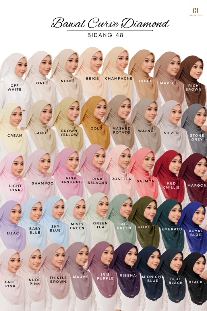 BROWN YELLOW - BAWAL CURVE DIAMOND BIDANG 48