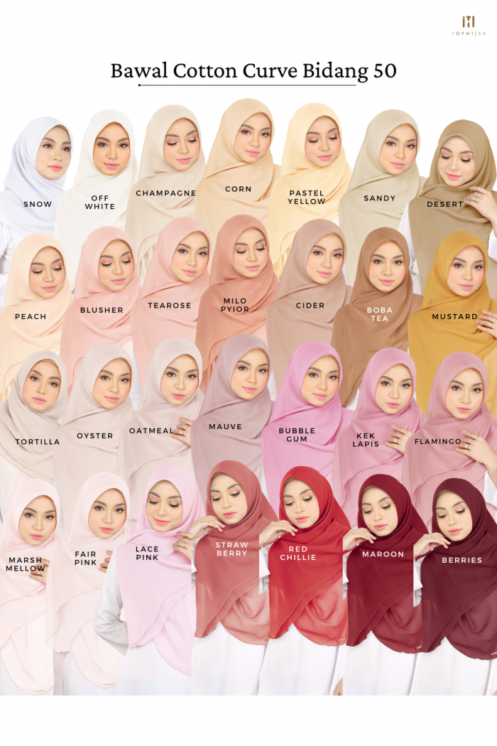 BAWAL CURVE BIDANG 50 - MUSTARD