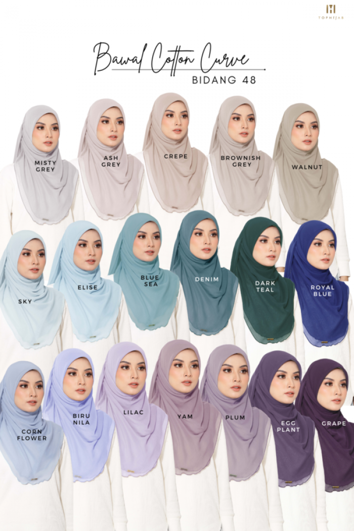 BAWAL CURVE BIDANG 48- GRAPE