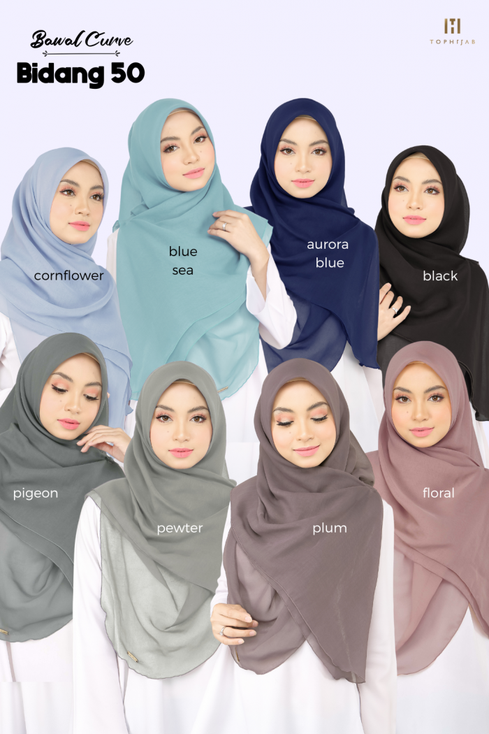 BAWAL CURVE BIDANG 50- BLACK