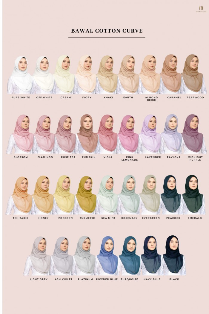 BAWAL COTTON CURVE- POWDER BLUE