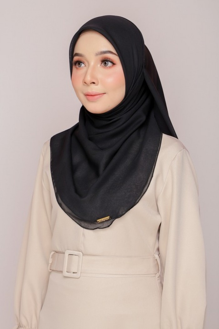 BAWAL COTTON CURVE BIDANG 45 - BLACK