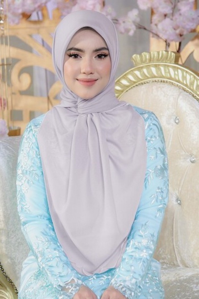 BAWAL CHIFFON CURVE BIDANG 48- PEARL GREY