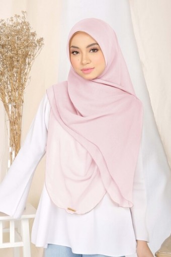 BAWAL CURVE BIDANG 50- CREPE PINK