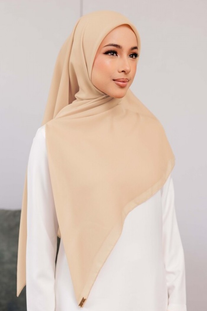 BAWAL COTTON SQUARE BIDANG 48 - SKINTONE