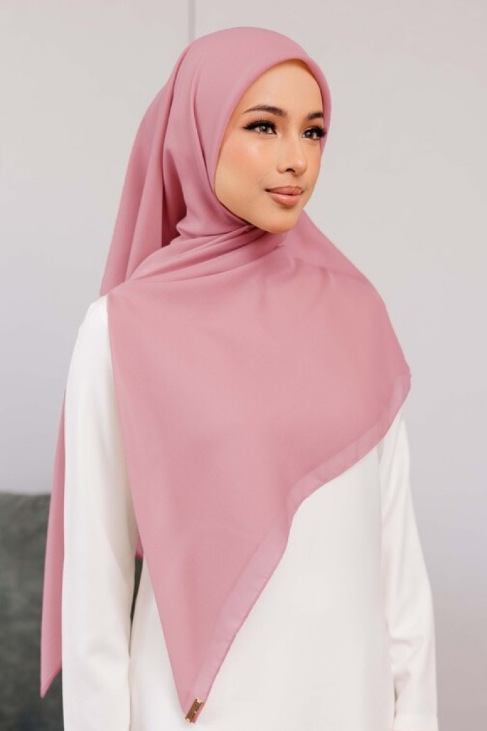 BAWAL COTTON SQUARE BIDANG 48 - PINK BELACAN