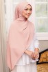 SILKY CHIFFON SHAWL - FOXY PINK