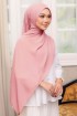 SILKY CHIFFON SHAWL - ROSE