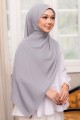 SILKY CHIFFON SHAWL - ABALONE