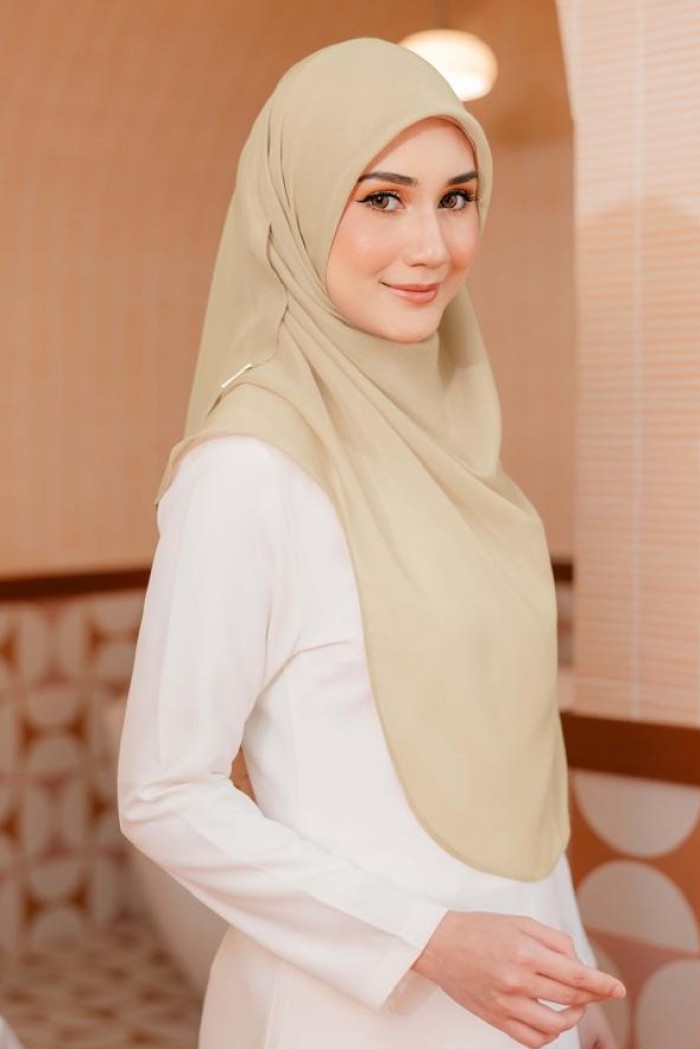 CHAMPAGNE - BAWAL SHAWL 'W' BIDANG 48
