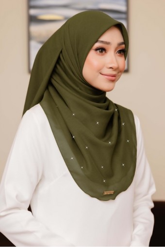 BAWAL CURVE DIAMOND BIDANG 48 - OLIVE