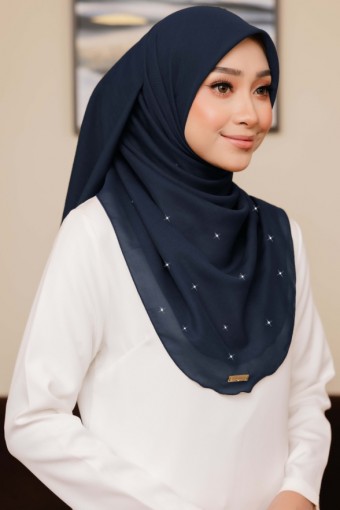 MIDNIGHT BLUE - BAWAL CURVE DIAMOND BIDANG 48
