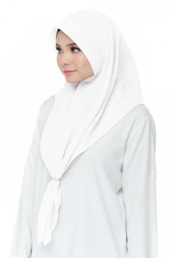 WHITE - BAWAL COTTON SQUARE