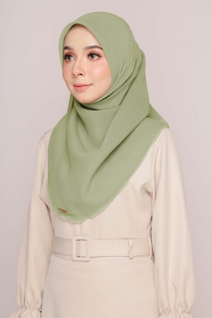 BAWAL COTTON CURVE BIDANG 45 - SPINACH