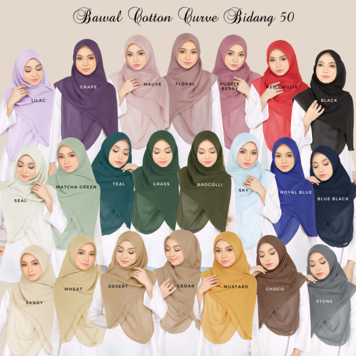 BAWAL CURVE BIDANG 50- MUSTARD