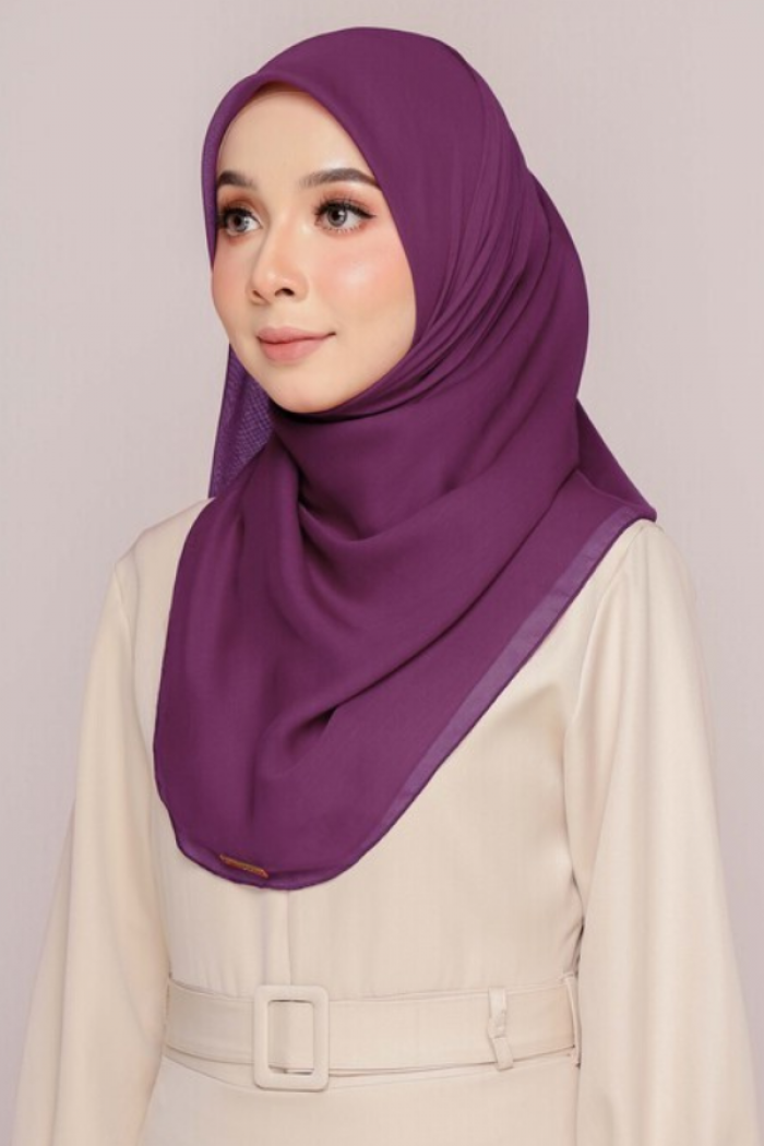 BAWAL COTTON CURVE BIDANG 45 - WINE