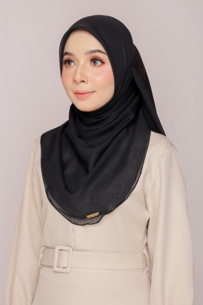 BAWAL COTTON CURVE BIDANG 45 - BLACK