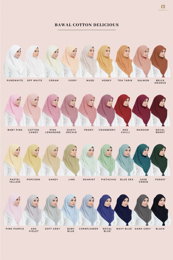 BAWAL COTTON DELICIOUS- NUDE