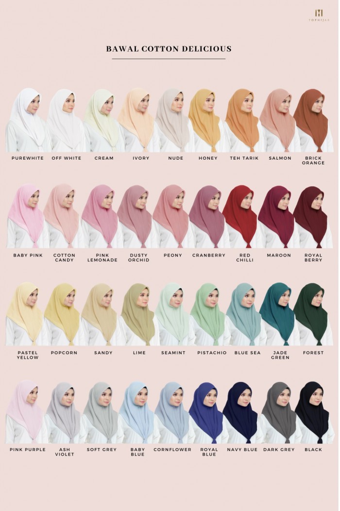 BAWAL COTTON DELICIOUS- BABY PINK