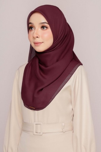 BAWAL COTTON CURVE BIDANG 45 - RED BURGUNDY BAWAL COTTON CURVE BIDANG 45 - RED BURGUNDY